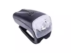 Lampa przednia bateryjna 1LED 3Watt JY378FC czarna blister ROMET Sport i rekreacja Rowery i akcesoria Akcesoria rowerowe Oświetlenie rowerowe