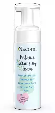 NACOMI Botanic Cleansing Foam 150ml Zdrowie i uroda Kosmetyki i akcesoria Makijaż i demakijaż Akcesoria do makijażu i demakijażu