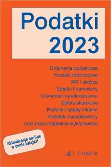 Podatki 2023 Książki Prawo akty prawne