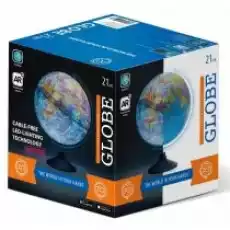 Globus z mapą fizyczną i aplikacją 21 cm Biuro i firma Akcesoria biurowe Artykuły papiernicze Globusy i mapy