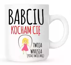 kubek dla babci na dzień babci Dom i ogród Wyposażenie kuchni Naczynia kuchenne Kubki