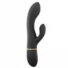 Marc Dorcel Glam Rabbit wibrator typu króliczek ze stymulatorem łechtaczki Black Gadżety Erotyczne