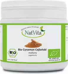 Bio Cynamon Cejloński organiczny mielony 50g NatVita Artykuły Spożywcze Przyprawy