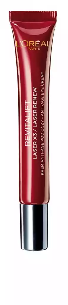 LOreal Paris Revitalift Laser X3 Krem przeciwzmarszczkowy pod oczy 15ml Zdrowie i uroda Kosmetyki i akcesoria Pielęgnacja twarzy Kremy pod oczy