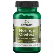 Swanson Fs Moringa Oleifera 400 Mg 60 K Zdrowie i uroda Zdrowie Witaminy minerały suplementy diety