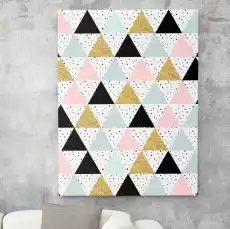 Obraz na płótnie triangle fusion wymiary 60cm x 90cm Dom i ogród