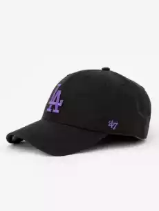 Czapka Z Daszkiem Baseball Czarna Fioletowa 47 Brand Los Angeles Dodgers MLB 47 MVP Wool Odzież obuwie dodatki Galanteria i dodatki Nakrycia głowy Czapki z daszkiem