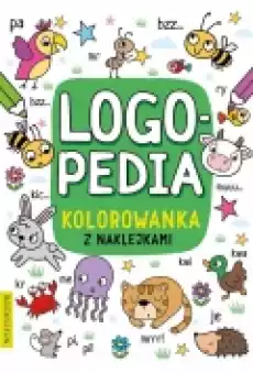 Kolorowanka logopedyczna z naklejkami 4 Książki Dla dzieci