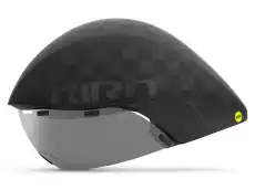 Kask czasowy giro aerohead ultimate mips matte black gloss black Rozmiar 5155 Sport i rekreacja