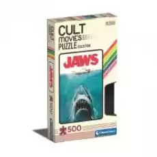 Puzzle 500 el Cult movies Jaws Clementoni Dla dziecka Zabawki Puzzle