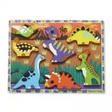 Układanka drewniana Dinozaury Melissa Doug Dla dziecka Zabawki Puzzle