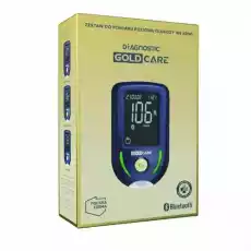 Glukometr Diagnostic Gold Care Zestaw x 1 sztuka Zdrowie i uroda Zdrowie Sprzęt medyczny