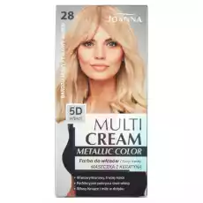 Multi Cream Metallic Color farba do włosów 28 Bardzo Jasny Perłowy Blond Zdrowie i uroda Kosmetyki i akcesoria Pielęgnacja i stylizacja włosów Farby i szampony koloryzujące