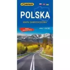 Mapa samochodowa Polska 1650 000 lam Książki Literatura podróżnicza