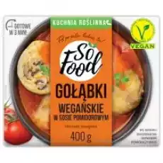 So Food Gołąbki wegetariańskie w sosie pomidorowym 400 g Artykuły Spożywcze Gotowe dania