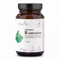 Aura Herbals Witamina B Complex 90 kapsułek Sport i rekreacja Odżywki i suplementy