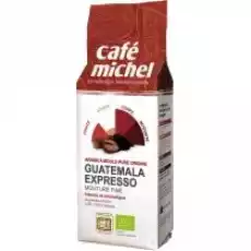 Cafe Michel Kawa mielona Arabica 100 espresso Gwatemala fair trade 250 g Bio Artykuły Spożywcze Kawa