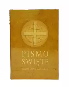 Pismo Święte Stary i Nowy Testament Duże Beżowe Dewocjonalia