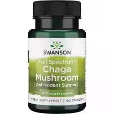 Swanson FS Chaga Mushroom 400 g Zdrowie i uroda Zdrowie Witaminy minerały suplementy diety