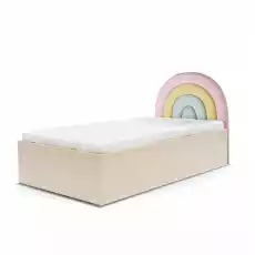 Minko łóżko Rainbow Tęcza Box Basic 90 x 200 cm Pastele Dom i ogród Meble Sypialnia ŁóżkaStelaże