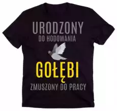 prezent dla gołębiarza urodzony do hodowania gołębi Odzież obuwie dodatki Odzież męska Koszulki męskie