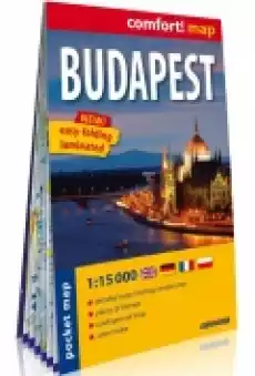 comfortmap Plan miasta Budapeszt 115 000 Książki Literatura podróżnicza