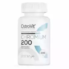 OstroVit Chrom 200 mg Suplement diety 200 tab Zdrowie i uroda Zdrowie Witaminy minerały suplementy diety