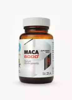 Maca 6000 90 kapsułek HEPATICA Artykuły Spożywcze Produkty dietetyczne Suplementy