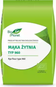 MĄKA ŻYTNIA TYP 960 BIO 1 kg BIO PLANET Artykuły Spożywcze Mąka