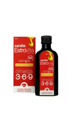 EstroVita Cardio Kwasy Omega 369 dla seniorów 150 ml Sport i rekreacja Odżywki i suplementy