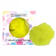 Big Teaze Toys Bath Sponge Vibrating Yellow Zdrowie i uroda Kosmetyki i akcesoria Pielęgnacja ciała