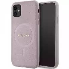 Guess GUHMN61PSAHMCP iPhone 11 Xr 61 różowypink hardcase Saffiano MagSafe Telefony i akcesoria Akcesoria telefoniczne Etui