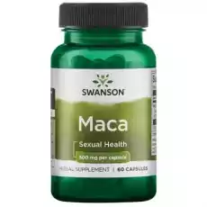 Maca 500 mg 60 kaps Swanson Artykuły Spożywcze Produkty dietetyczne Suplementy