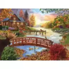 Puzzle 1000 el Wieczorne spotkanie nad rzeką Grafika Dla dziecka Zabawki Puzzle