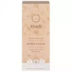 Khadi Henna bezbarwna cassia 100 g Zdrowie i uroda Kosmetyki i akcesoria Pielęgnacja i stylizacja włosów