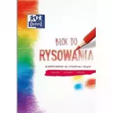 Oxford Blok rysunkowy A4 120 g biały 20 kartek 20 szt Dla dziecka Artykuły szkolne Bloki i wycinanki