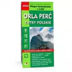 Mapa turystyczna Tatry Polskie Orla Perć 15 000 Książki Literatura podróżnicza