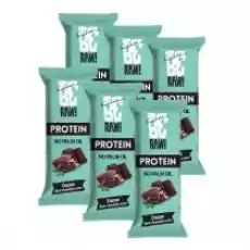 BeRAW Baton protein 26 surowe kakao w gorzkiej czekoladzie Zestaw 6 x 40 g Artykuły Spożywcze Słodycze