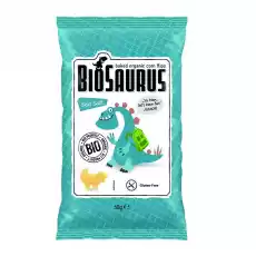 Pieczone Chrupki Kukurydziane z Solą Morską Bio 50gBiosaurus Cibi Artykuły Spożywcze