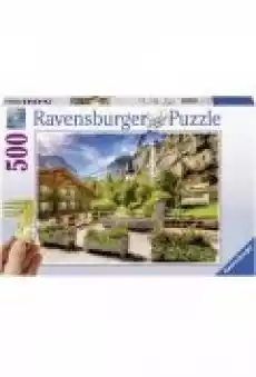 Puzzle 500 el Lauterbrunnen Szwajcaria Dla dziecka Zabawki Puzzle