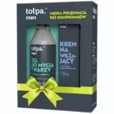 Tołpa Zestaw men Żel do twarzy Krem do twarzy 195 ml 40 ml Zdrowie i uroda Zestawy kosmetyczne