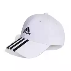 Czapka z daszkiem unisex adidas 3STRIPES COTTON TWILL biała II3509 Odzież obuwie dodatki Galanteria i dodatki Nakrycia głowy Czapki z daszkiem