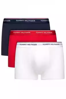 BOKSERKI MĘSKIE TOMMY HILFIGER 1U87903842 KOLOROWE 3 PACK Odzież obuwie dodatki Bielizna męska Bokserki i szorty