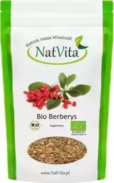 Bio Berberys korzeń pocięty 250 g NatVita Zdrowie i uroda Zdrowie Witaminy minerały suplementy diety