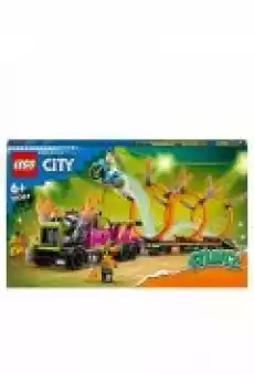 LEGO City Wyzwanie kaskaderskie 8212 ciężarówka i ogniste obręcze 60357 Dla dziecka Zabawki Klocki