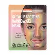 GlowUp Boosting Rainbow wegańska hydrożelowa maska na twarz 22g Zdrowie i uroda Kosmetyki i akcesoria Pielęgnacja twarzy Maseczki