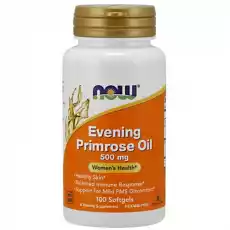 Evening Primrose Oil Olej z Wiesiołka Dwuletniego z GLA 100 kapsułek Zdrowie i uroda Zdrowie Witaminy minerały suplementy diety