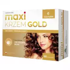 Colfarm Maxi Krzem Gold 60 k Zdrowie i uroda