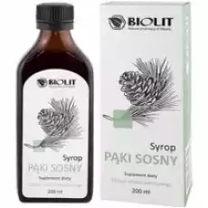 Biolit Pąki Sosny syrop Suplement diety 200 ml Zdrowie i uroda Zdrowie Witaminy minerały suplementy diety