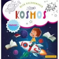 Blok kolorowanek Kosmos naklejki Książki Dla dzieci